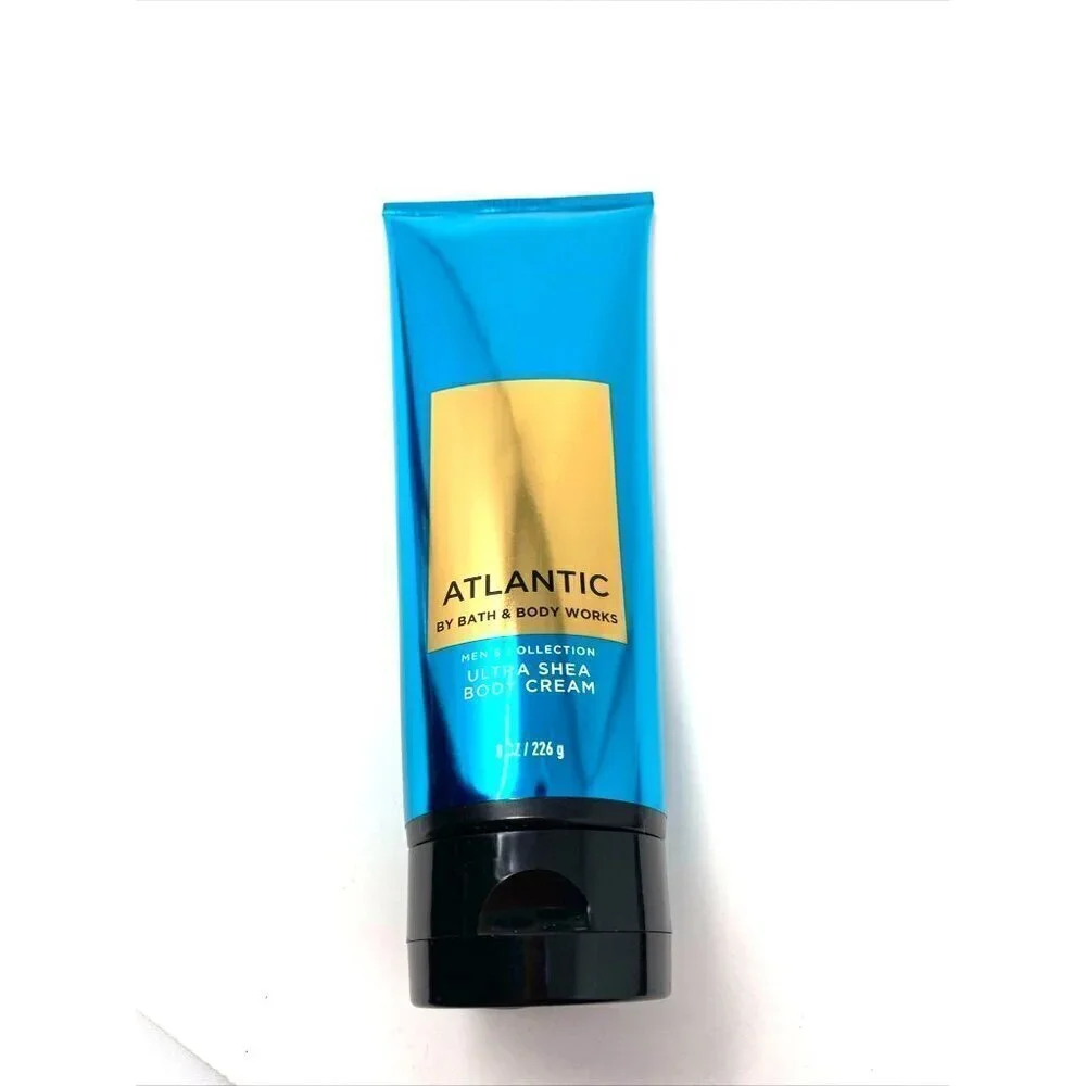 Bath & Body Works Men's Atlantic Body Cream Ultra Shea 8 Oz